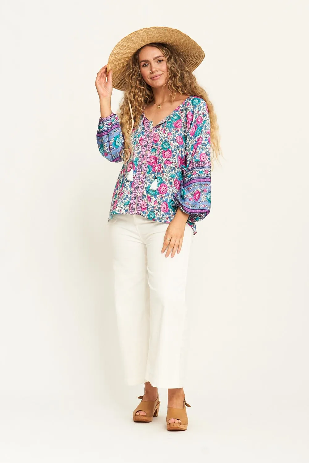 Amberley Blouse in Sapphire sold by Arnhem product image thumbnail 3
