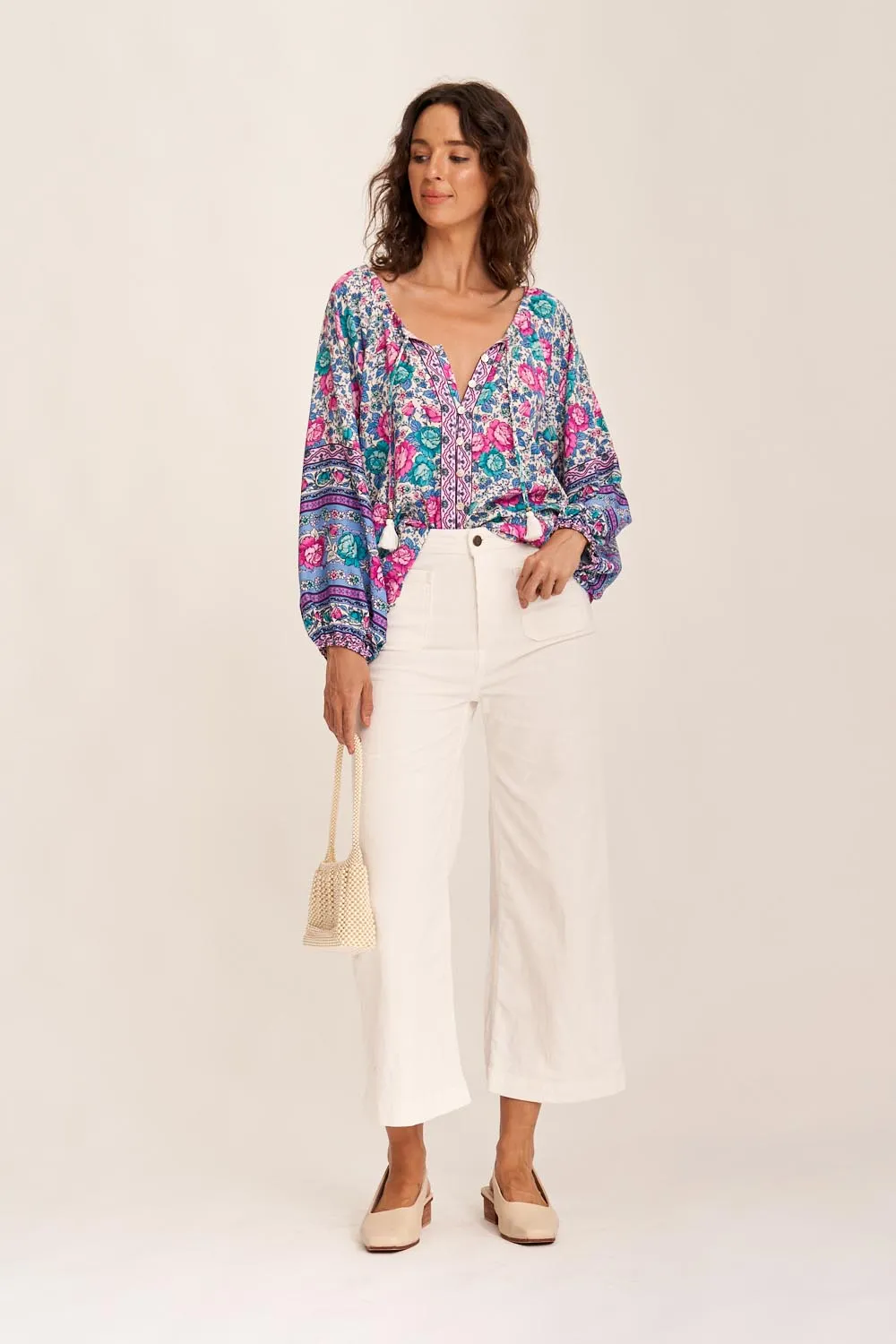 Amberley Blouse in Sapphire sold by Arnhem product image thumbnail 2