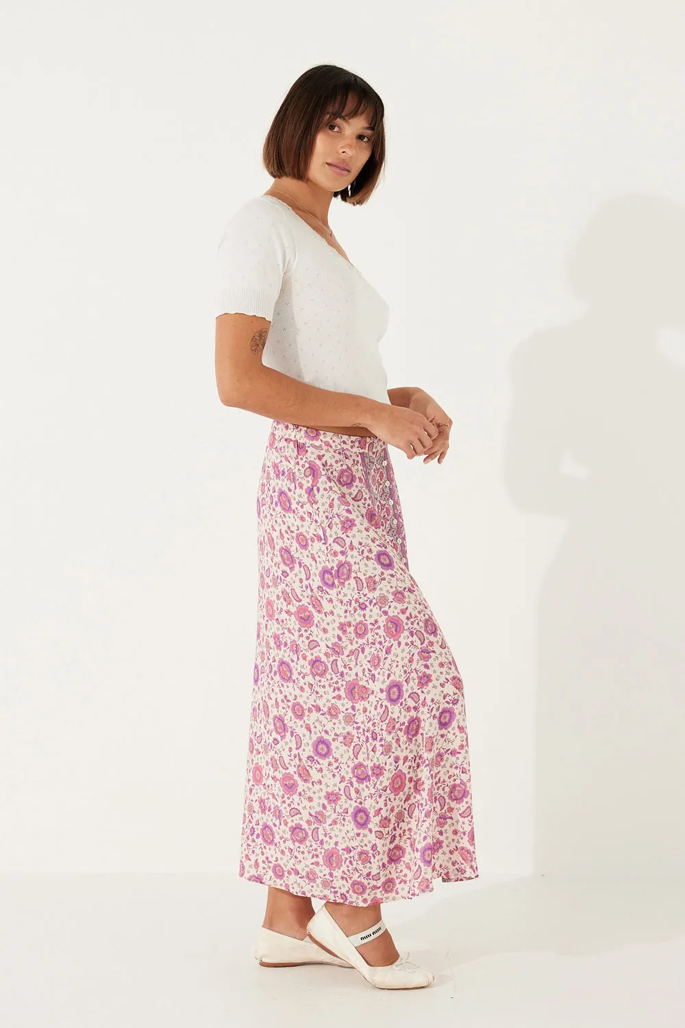Gabriel Midi Skirt in Blossom sold by Arnhem product image thumbnail 5