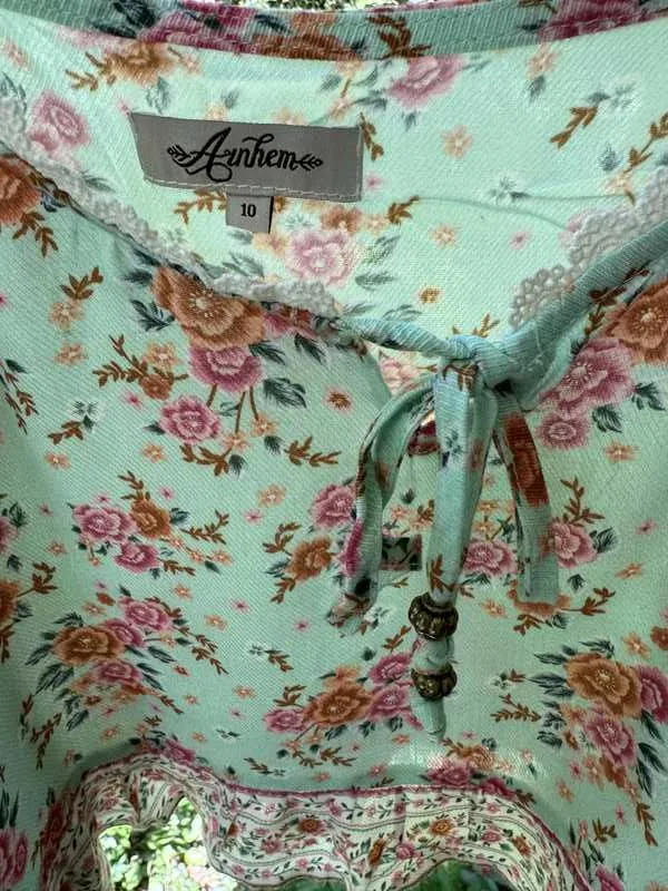 Mint and Floral Pink Cami sold by Arnhem