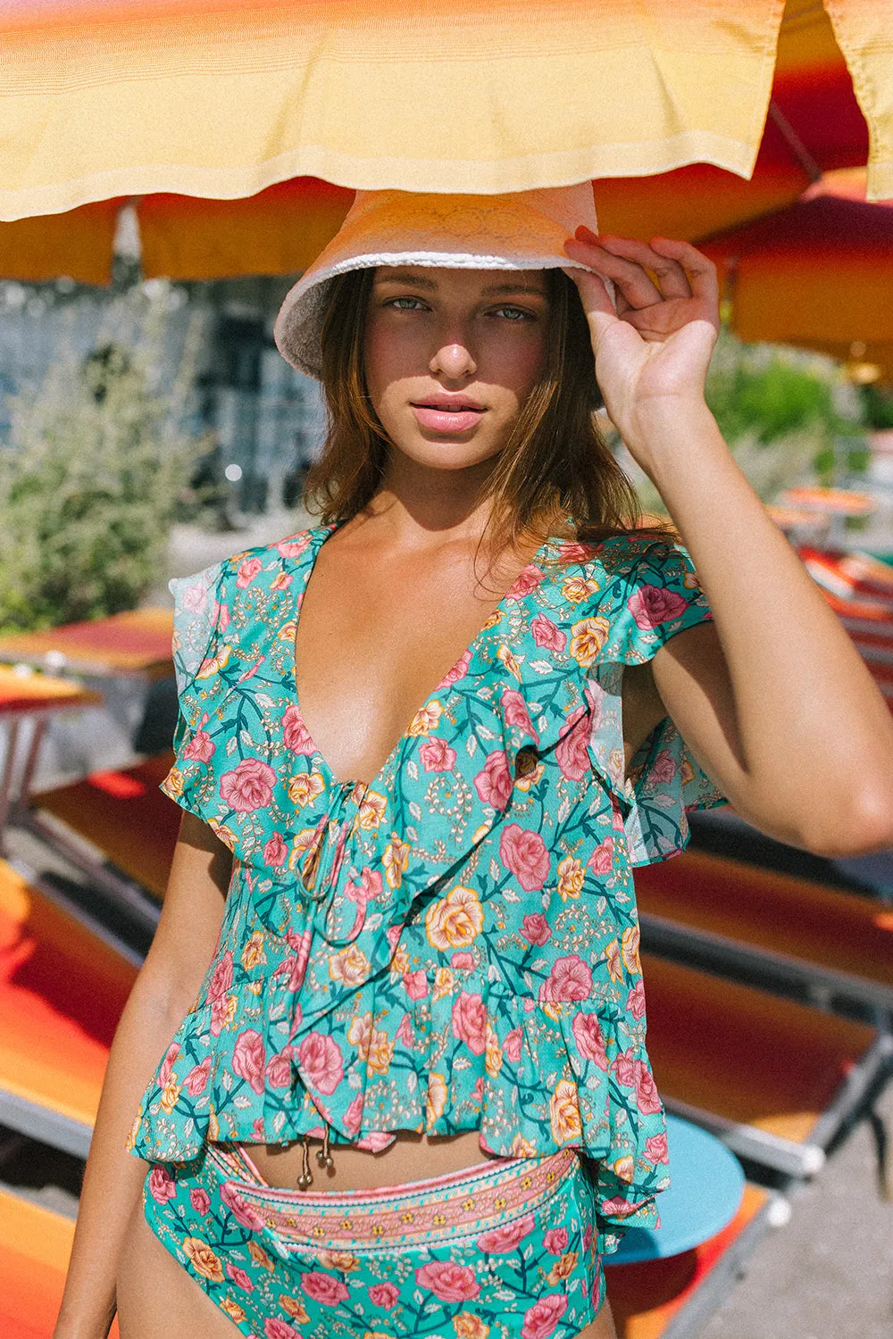 Muse Top in Verde - Pre-loved sold by Arnhem product image thumbnail 2