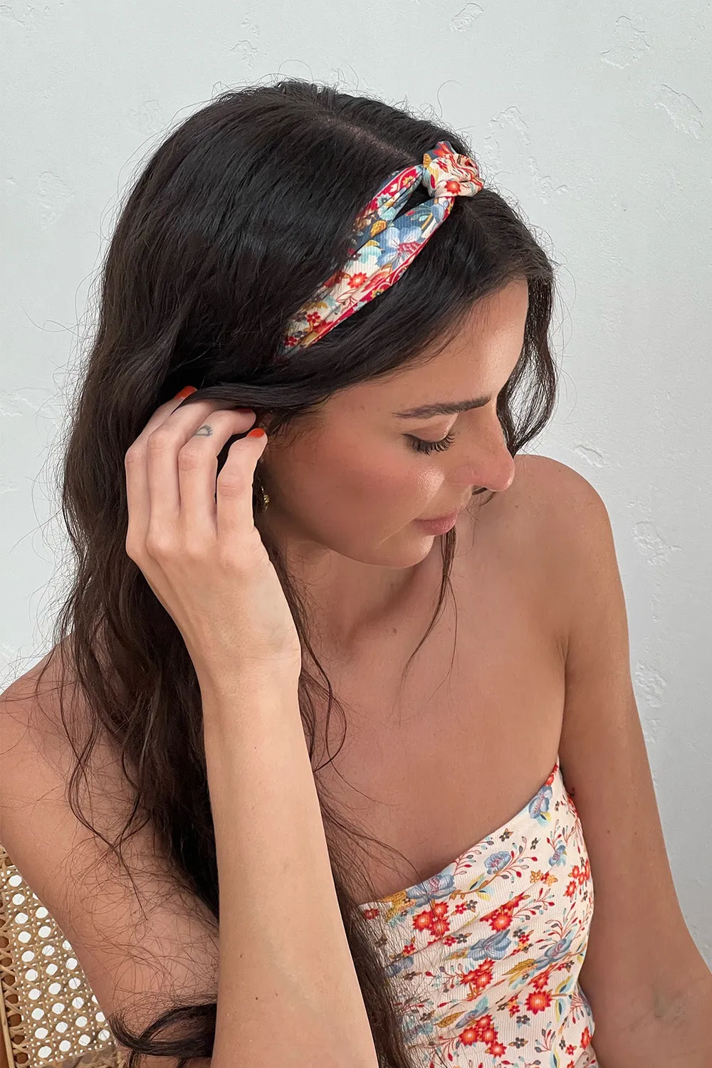 Nalani Revive Twist Headband in Vanilla sold by Arnhem