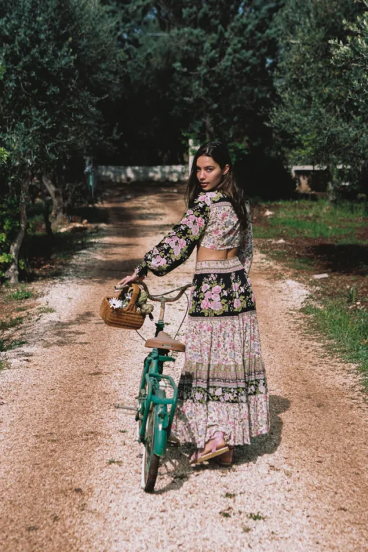 Freya Maxi Skirt in Gardenia sold by Arnhem