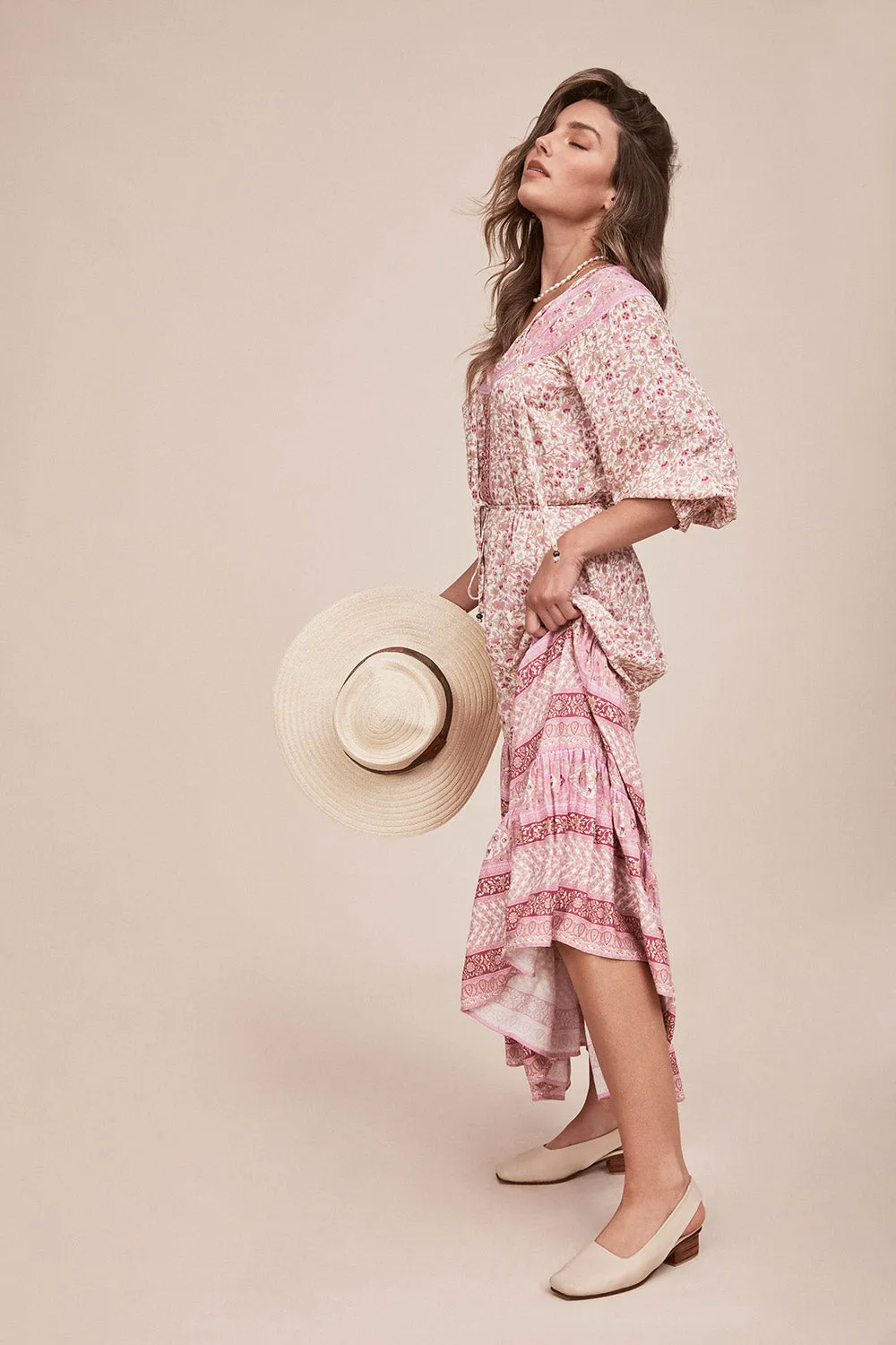 Maeve Midi Dress in French Pink sold by Arnhem product image thumbnail 4