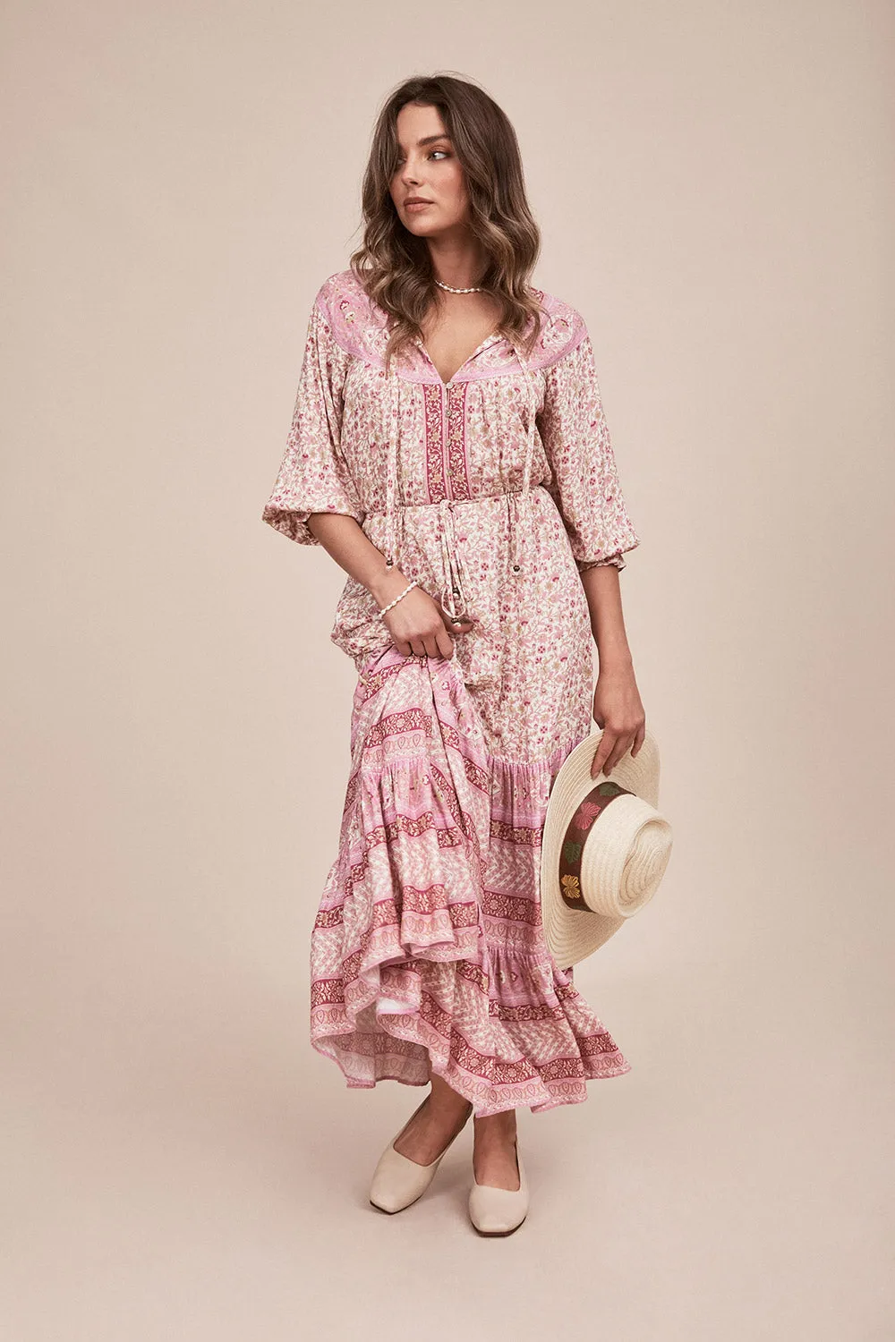 Maeve Midi Dress in French Pink sold by Arnhem product image thumbnail 3