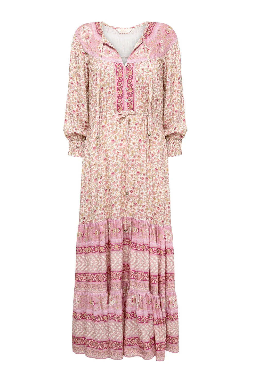 Maeve Midi Dress in French Pink sold by Arnhem