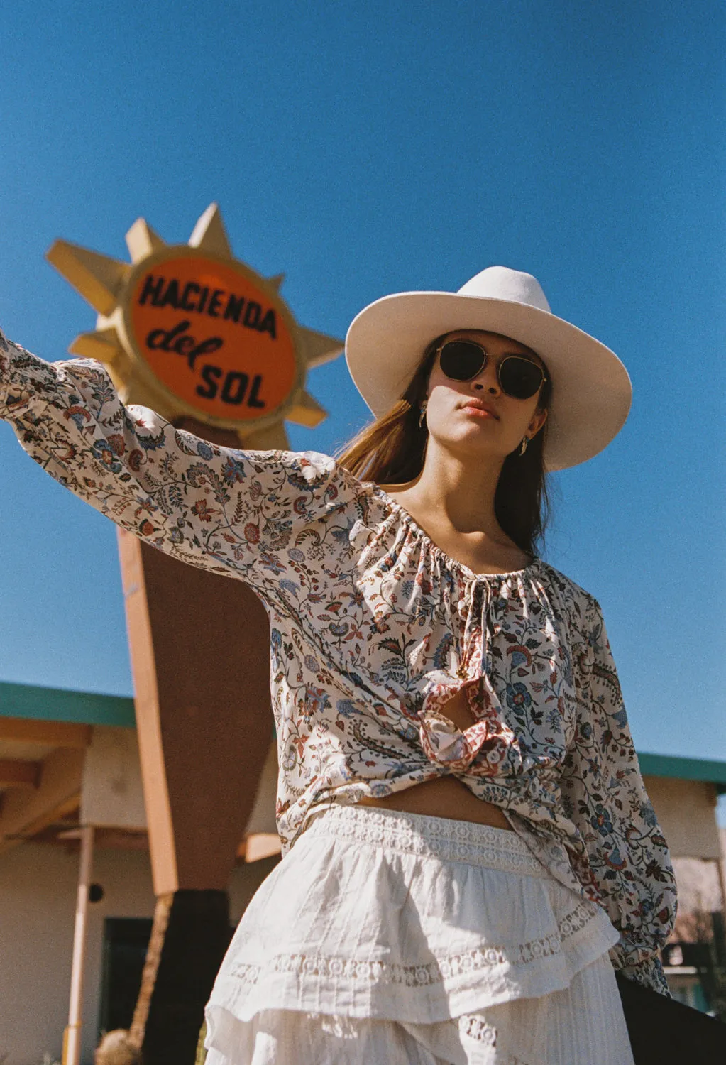 Rue Mini Skirt in Ivory sold by Arnhem
