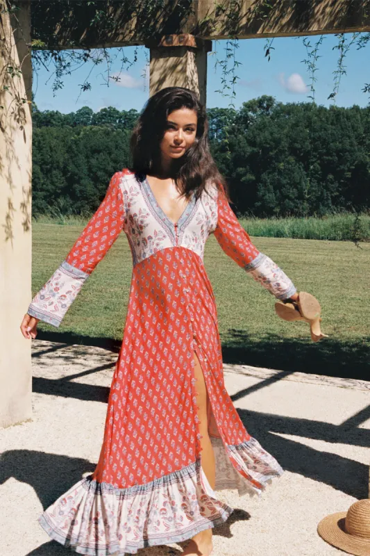June Teadress in Salsa sold by Arnhem