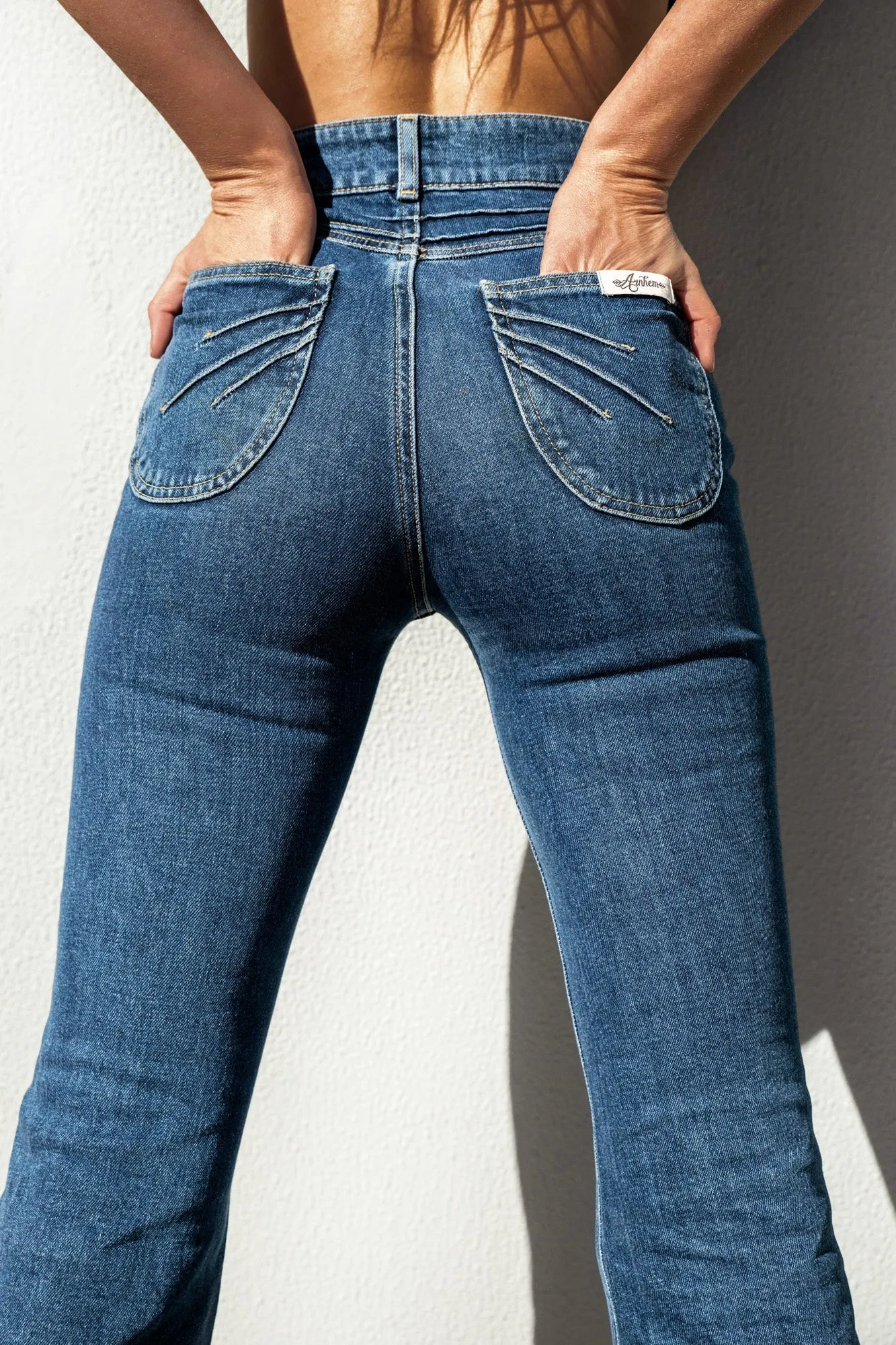 Hideaway Flares in Vintage Blue - Pre-loved sold by Arnhem product image thumbnail 2