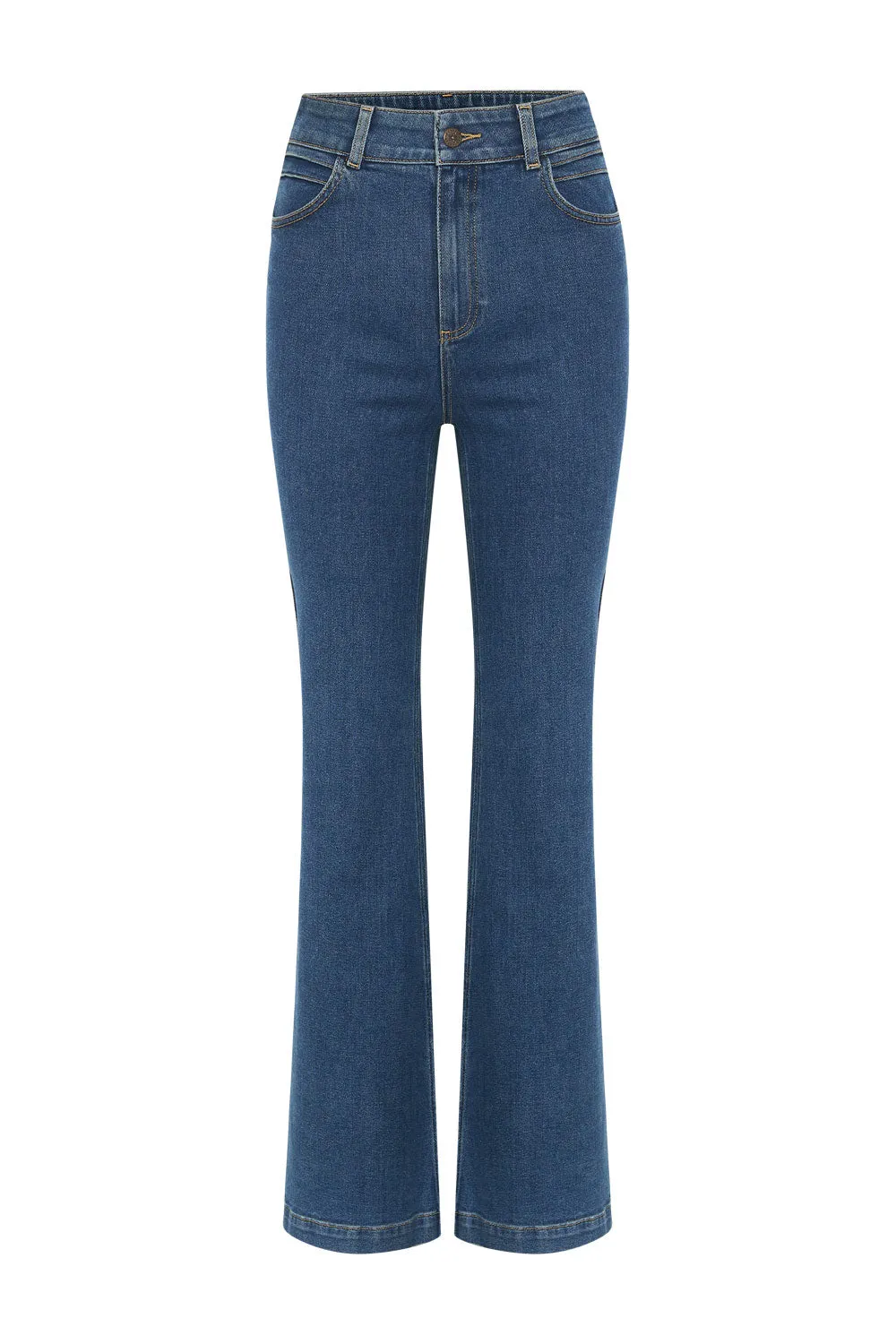 Hideaway Flares in Vintage Blue - Pre-loved sold by Arnhem product image thumbnail 4