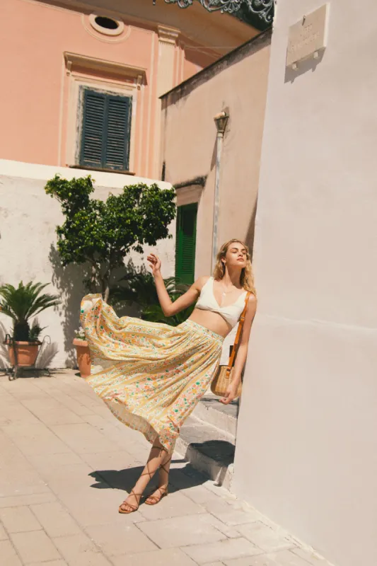 Odessa Skirt in Sunshine - Pre-loved sold by Arnhem