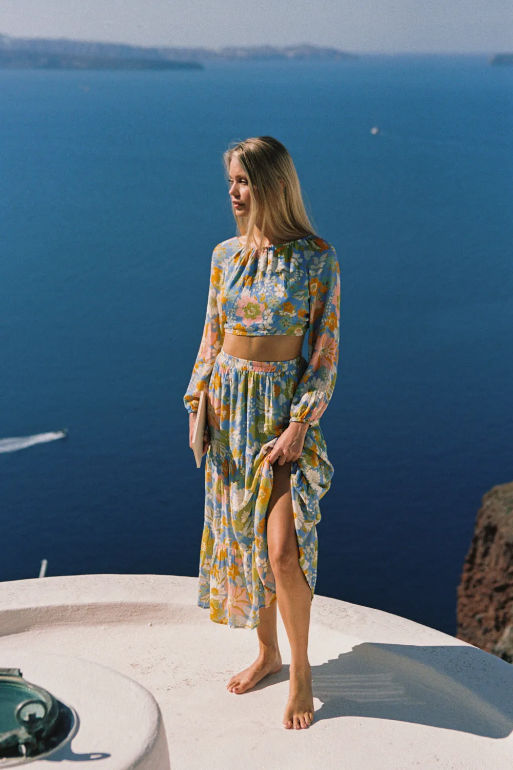 Emilio Maxi Skirt in Marine sold by Arnhem product image thumbnail 3