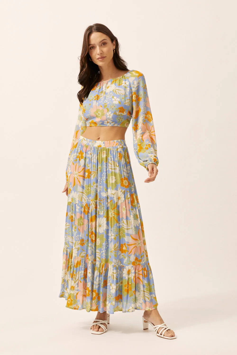 Emilio Maxi Skirt in Marine sold by Arnhem product image thumbnail 5