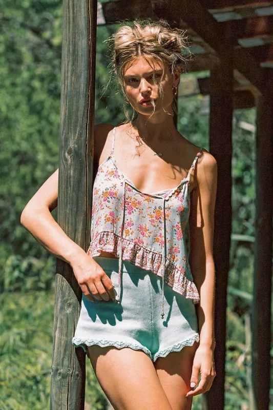 Harmony Cami in Mint - Pre-loved sold by Arnhem