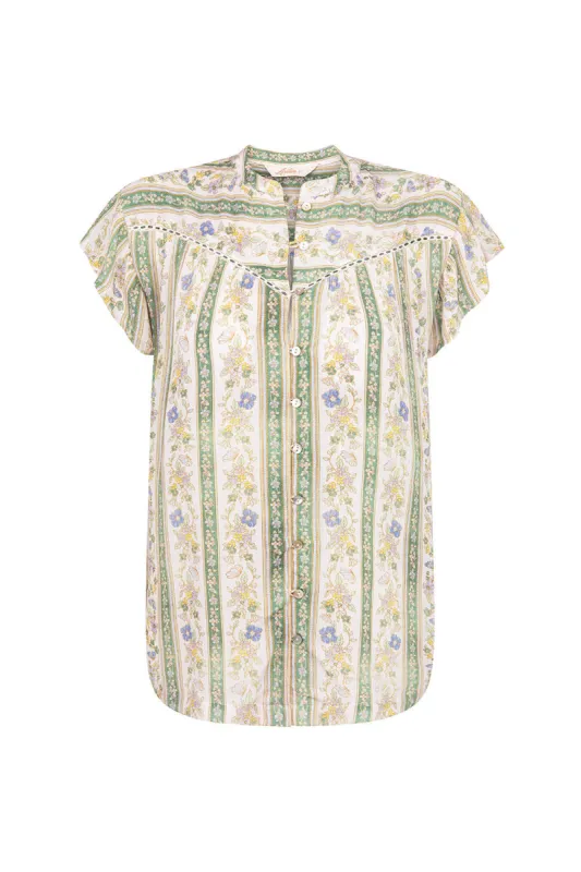 Odessa Top in Bluebell - Pre-loved sold by Arnhem