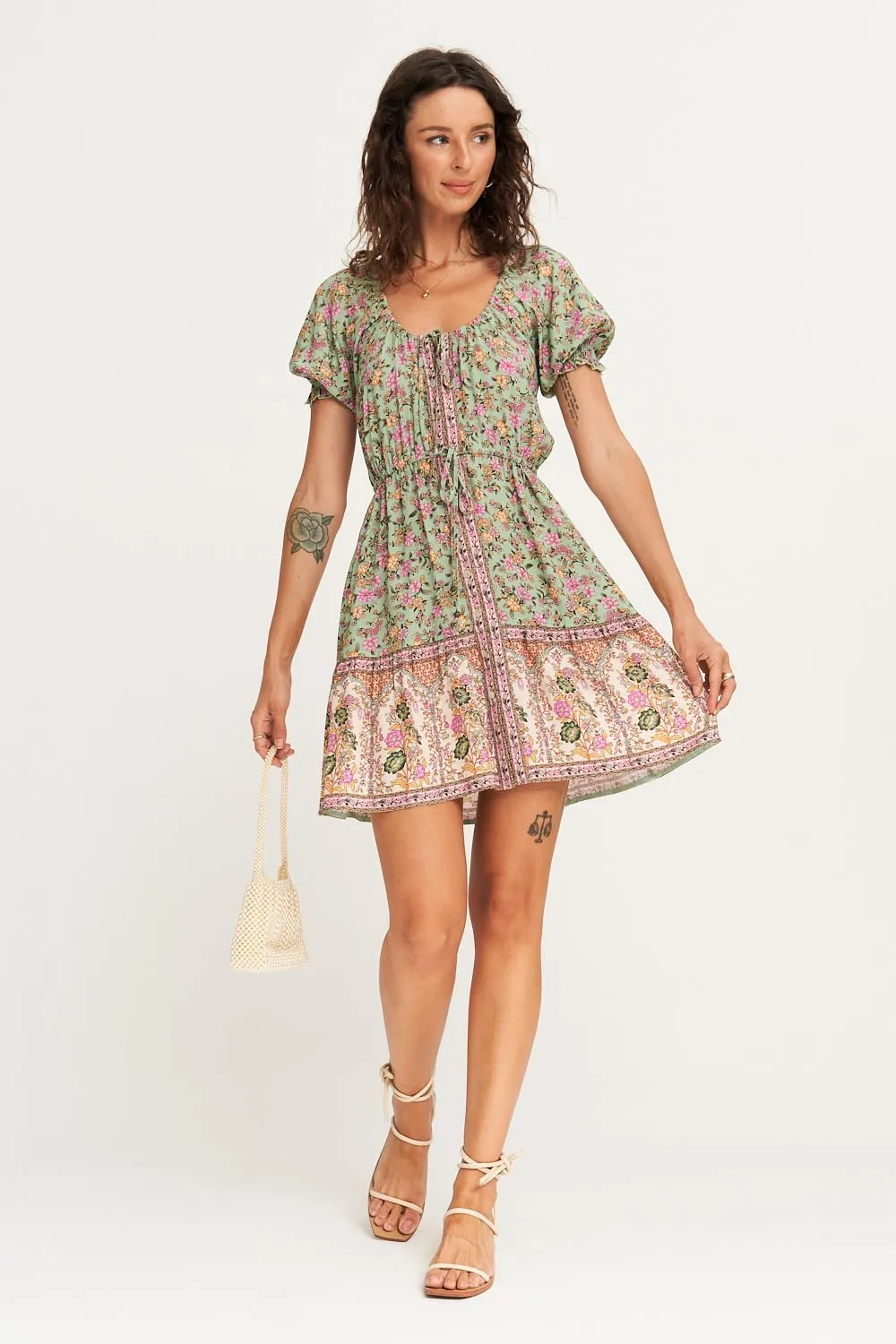 Honey Mini Dress in Mojito - Pre-loved sold by Arnhem product image thumbnail 5