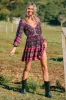 Flora Mini Dress in Blackberry - Pre-loved sold by Arnhem
