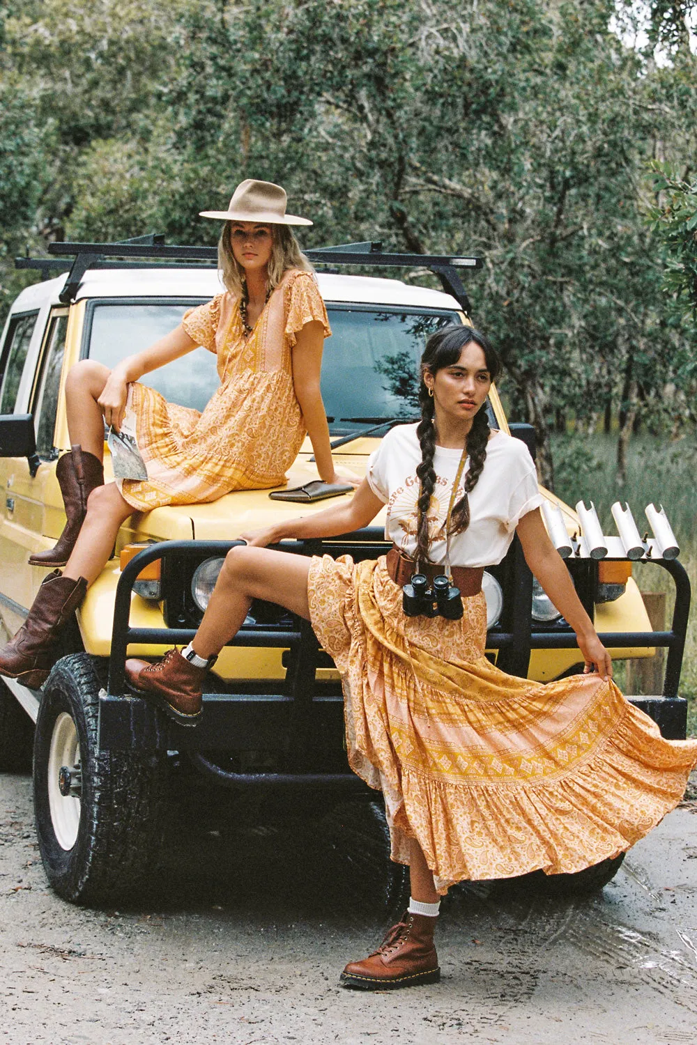 Wander Maxi Skirt in Ochre - Pre-loved sold by Arnhem product image thumbnail 5