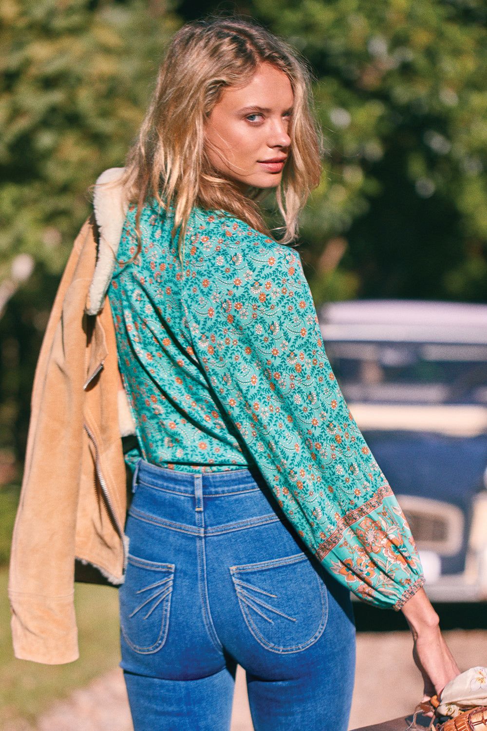 Fleetwood Blouse in Greenfields sold by Arnhem product image thumbnail 4