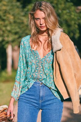 Fleetwood Blouse in Greenfields sold by Arnhem