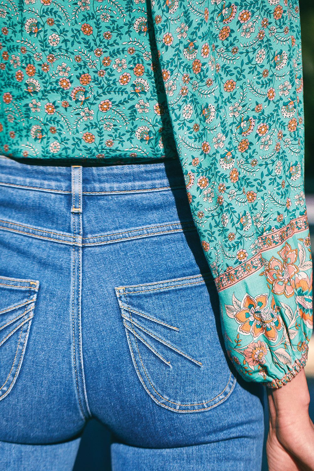 Fleetwood Blouse in Greenfields sold by Arnhem product image thumbnail 5