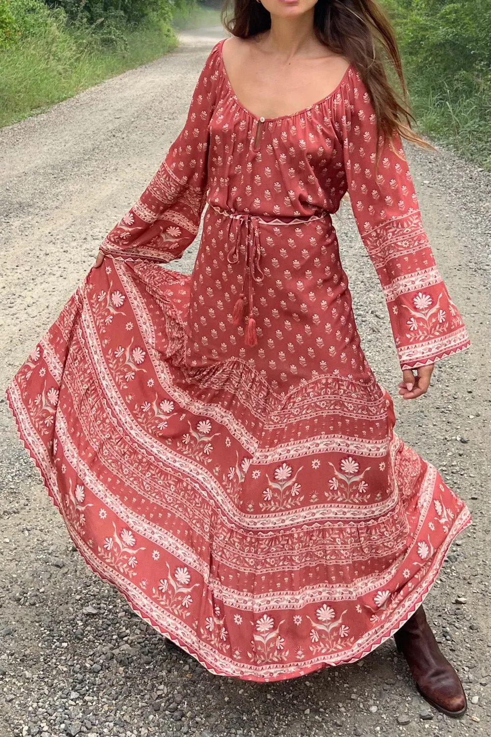 Eliza Sundress in Sienna sold by Arnhem