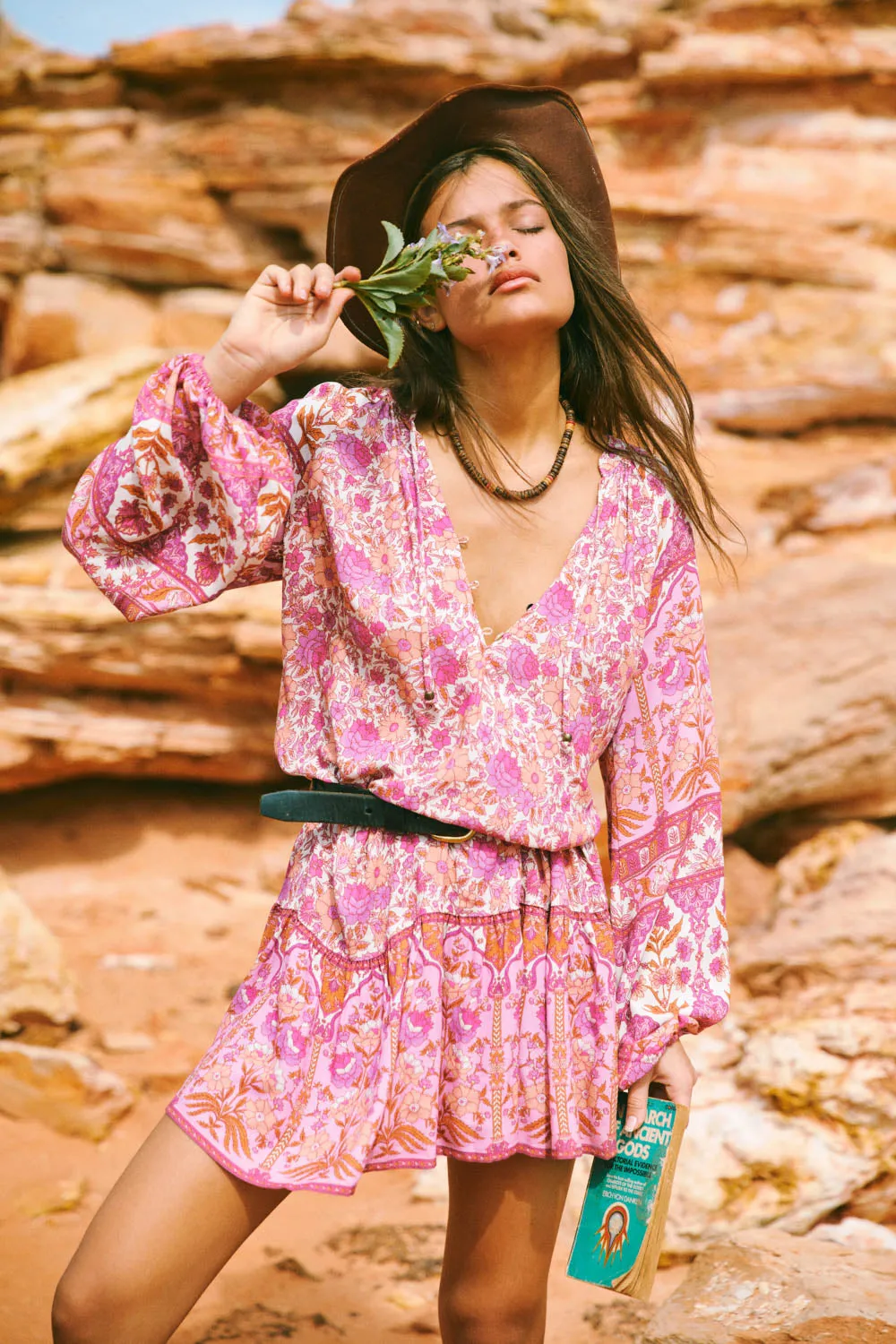 Stella Tunic Dress in Rosehip - Pre-loved sold by Arnhem