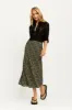 Joni Midi Skirt in Moonless sold by Arnhem