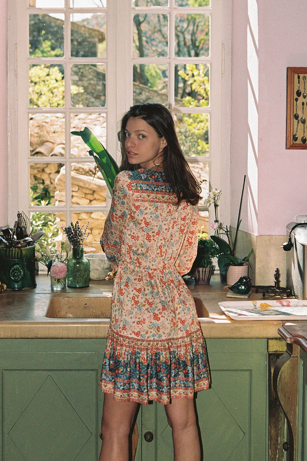 Nalani Mini Dress in Vanilla sold by Arnhem product image thumbnail 3