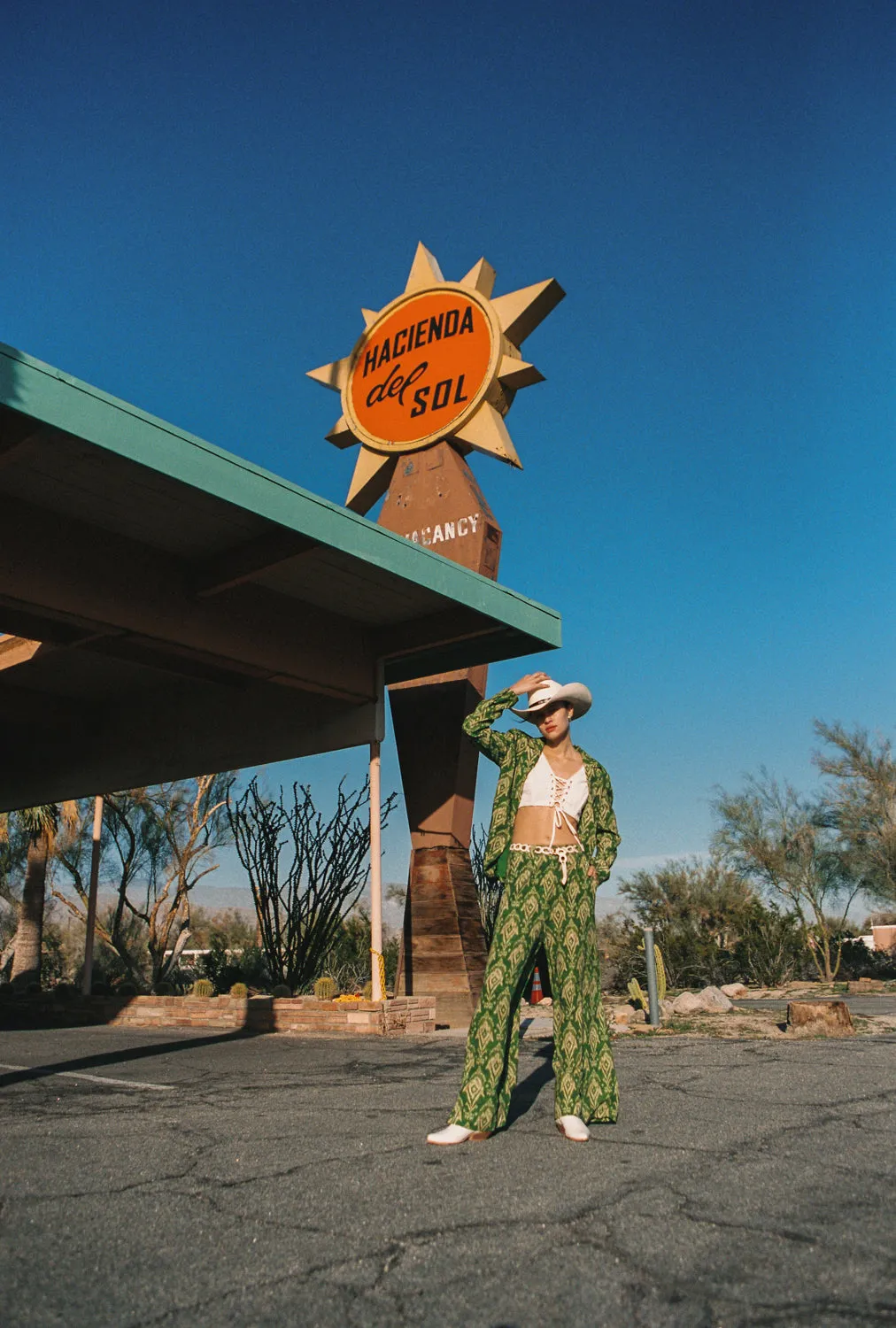 Nellie Tailored Pants in Cactus sold by Arnhem product image thumbnail 5