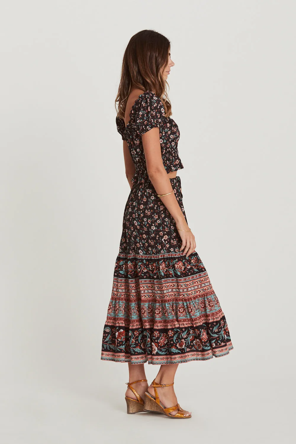 Camilla Top in Midnight Blooms - Pre-loved sold by Arnhem product image thumbnail 5