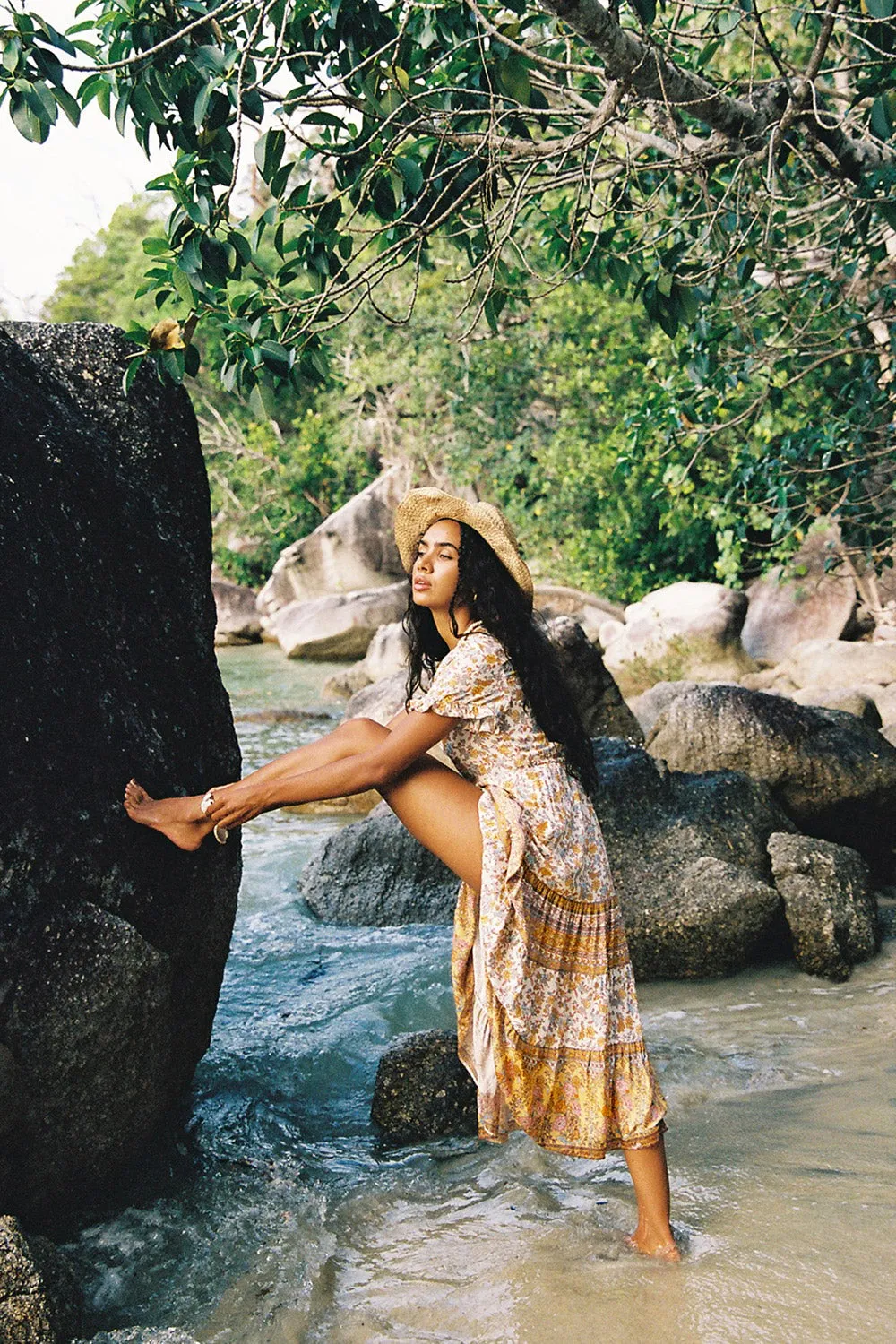 Honey Sundress in Coconut Cream sold by Arnhem product image thumbnail 4