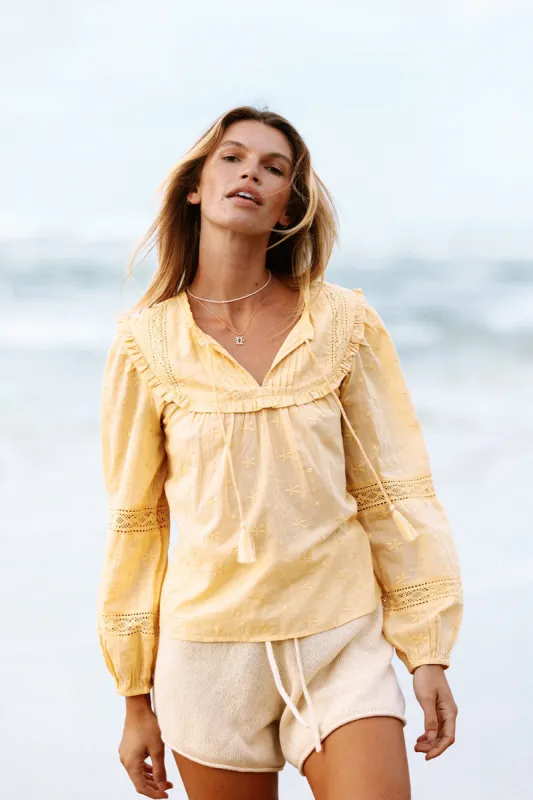 Joan Blouse in Sunshine - Pre-loved sold by Arnhem