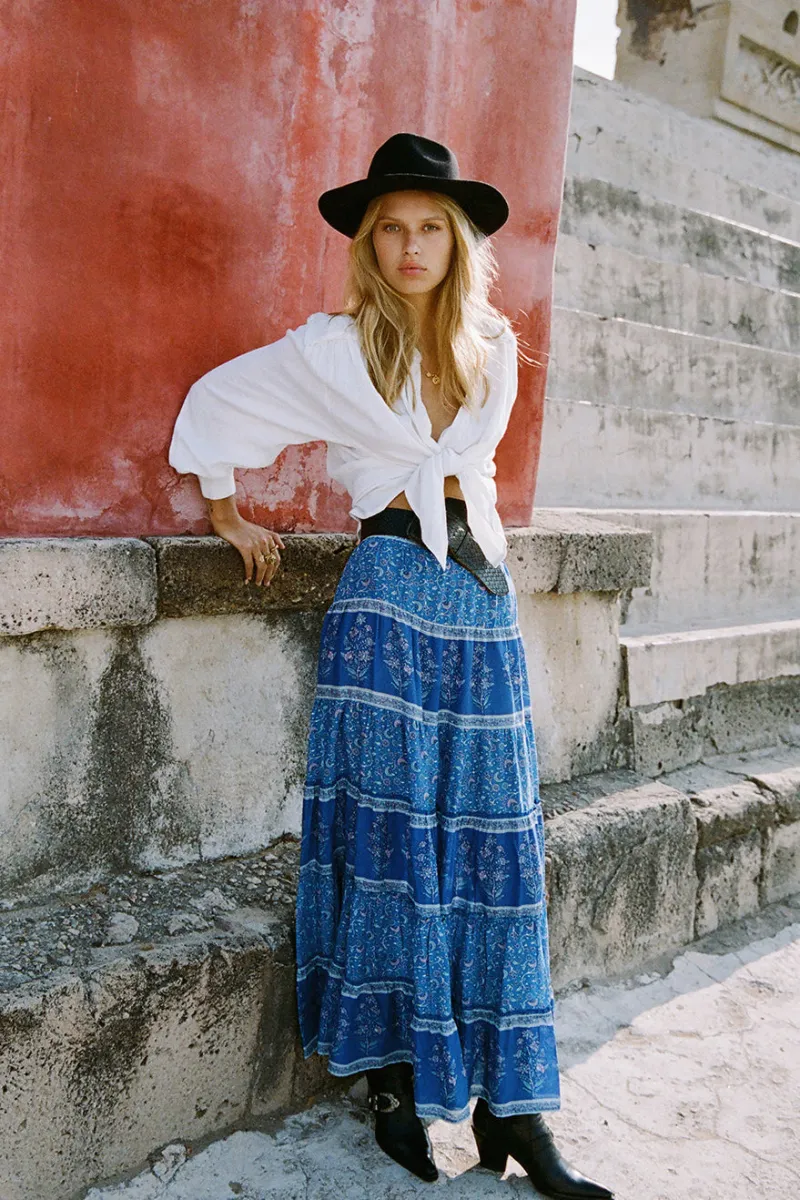 スカート [YOUHEE] FRILL DETAILED MAXI SKIRT BLUE 64185B-S_20BLUE-4_1200x1200.