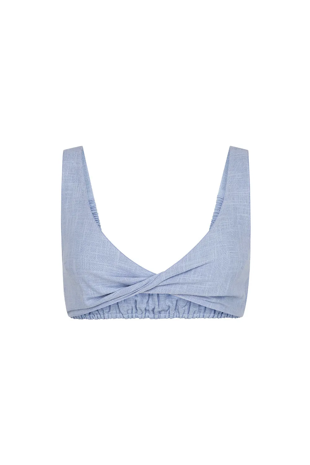 Horizon Crop Top in Sky sold by Arnhem product image thumbnail 2