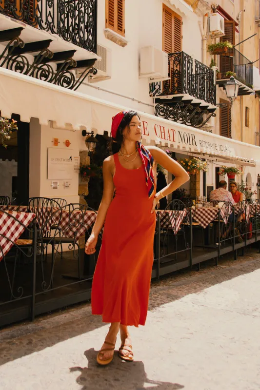 Arlo Knit Dress in Chilli - Pre-loved sold by Arnhem