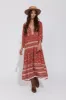 Angelis Sundress in Ruby - Pre-loved sold by Arnhem