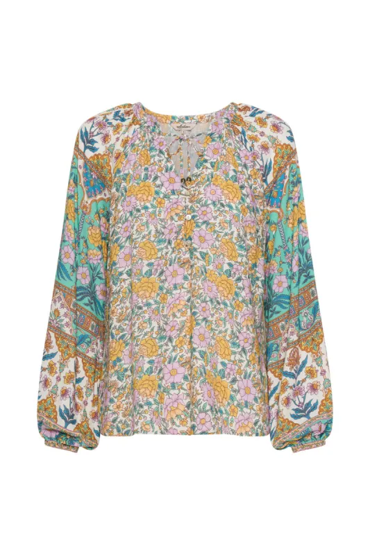 Stella Blouse in Fennel - Pre-loved sold by Arnhem
