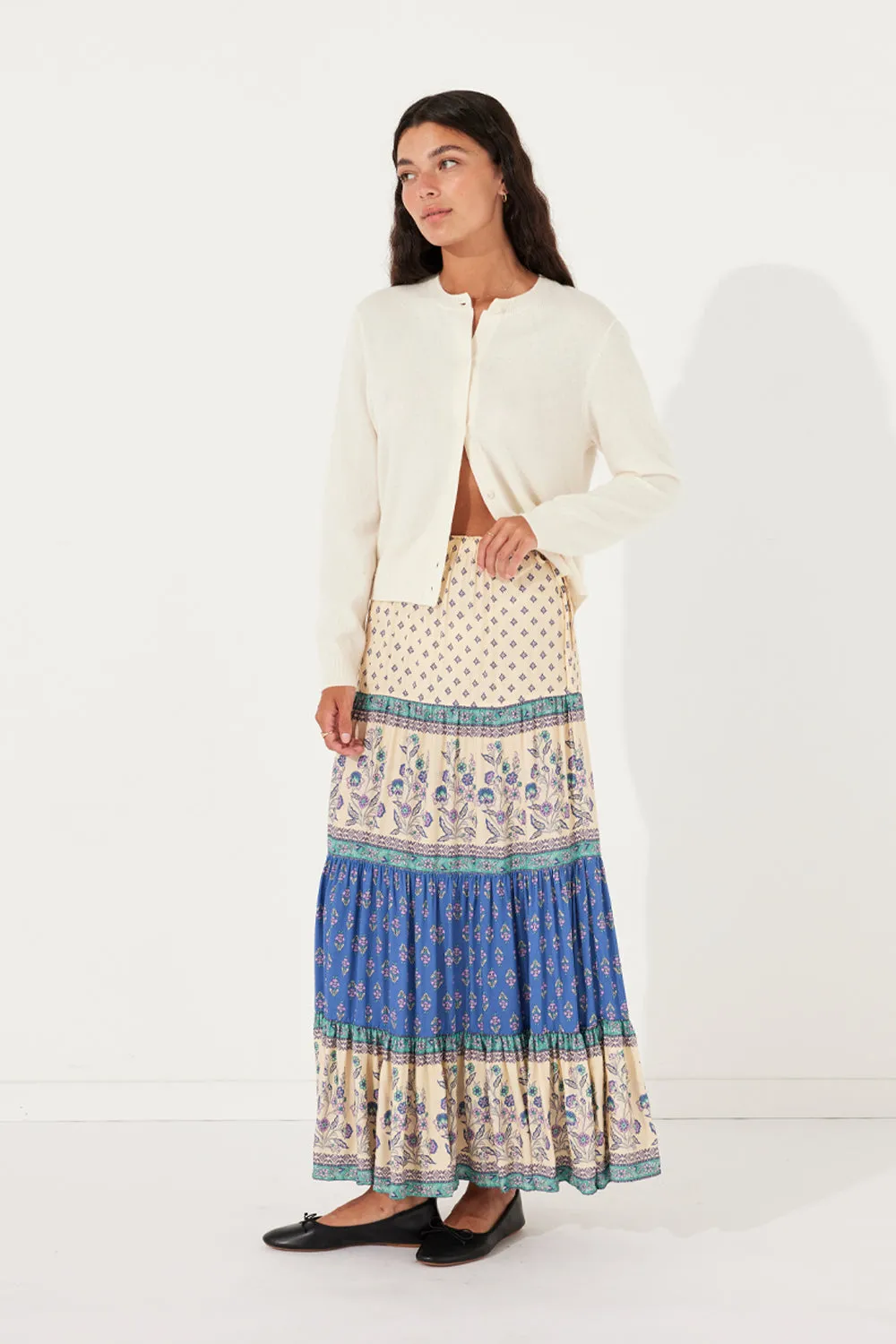 June Maxi Skirt in Nautic sold by Arnhem product image thumbnail 4