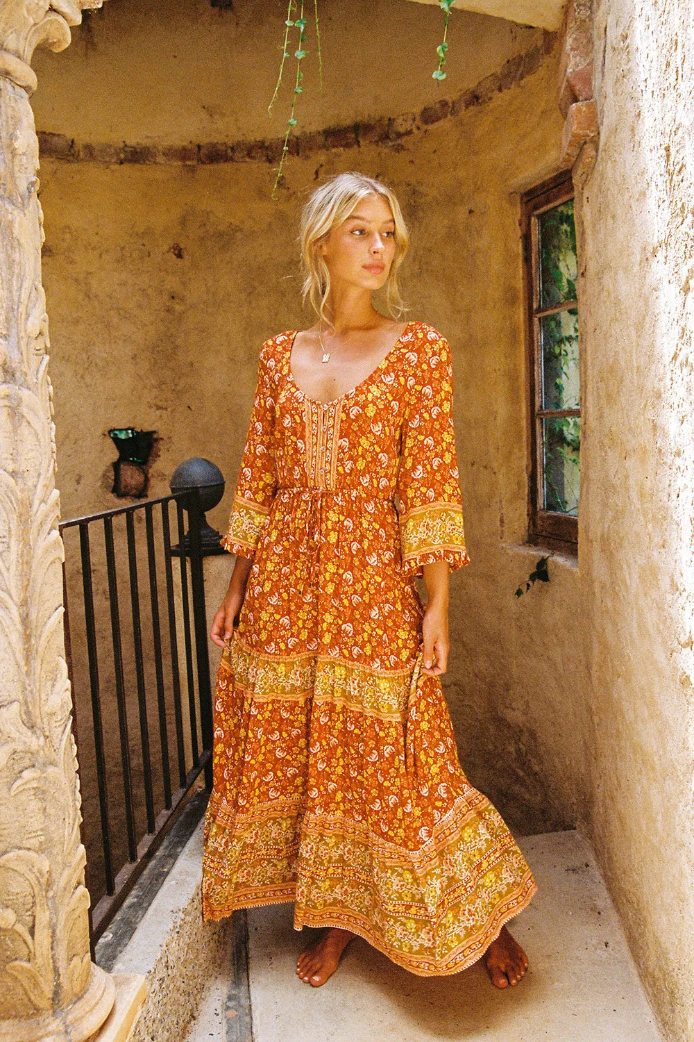 Audrey Midi Dress in Cinnamon - Pre-loved sold by Arnhem product image thumbnail 5