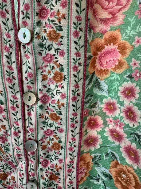 Floral Mint and Pink Blouse sold by Arnhem product image thumbnail 2