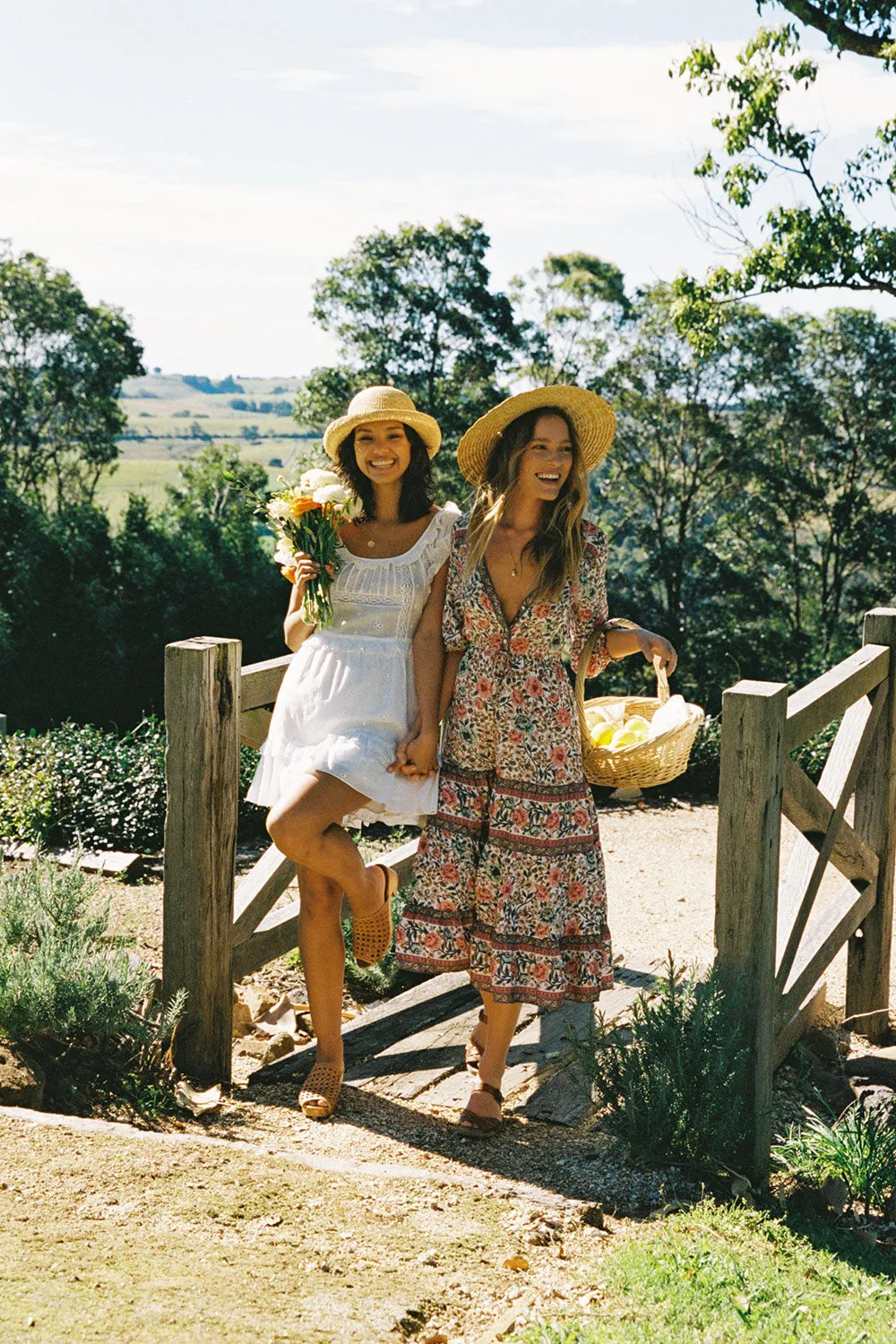 Juliette Maxi Dress in Ivory Rose - Pre-loved sold by Arnhem product image thumbnail 4