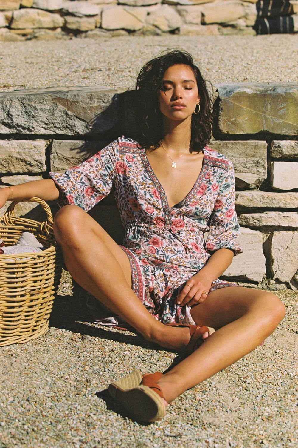 Juliette Maxi Dress in Ivory Rose - Pre-loved sold by Arnhem product image thumbnail 5