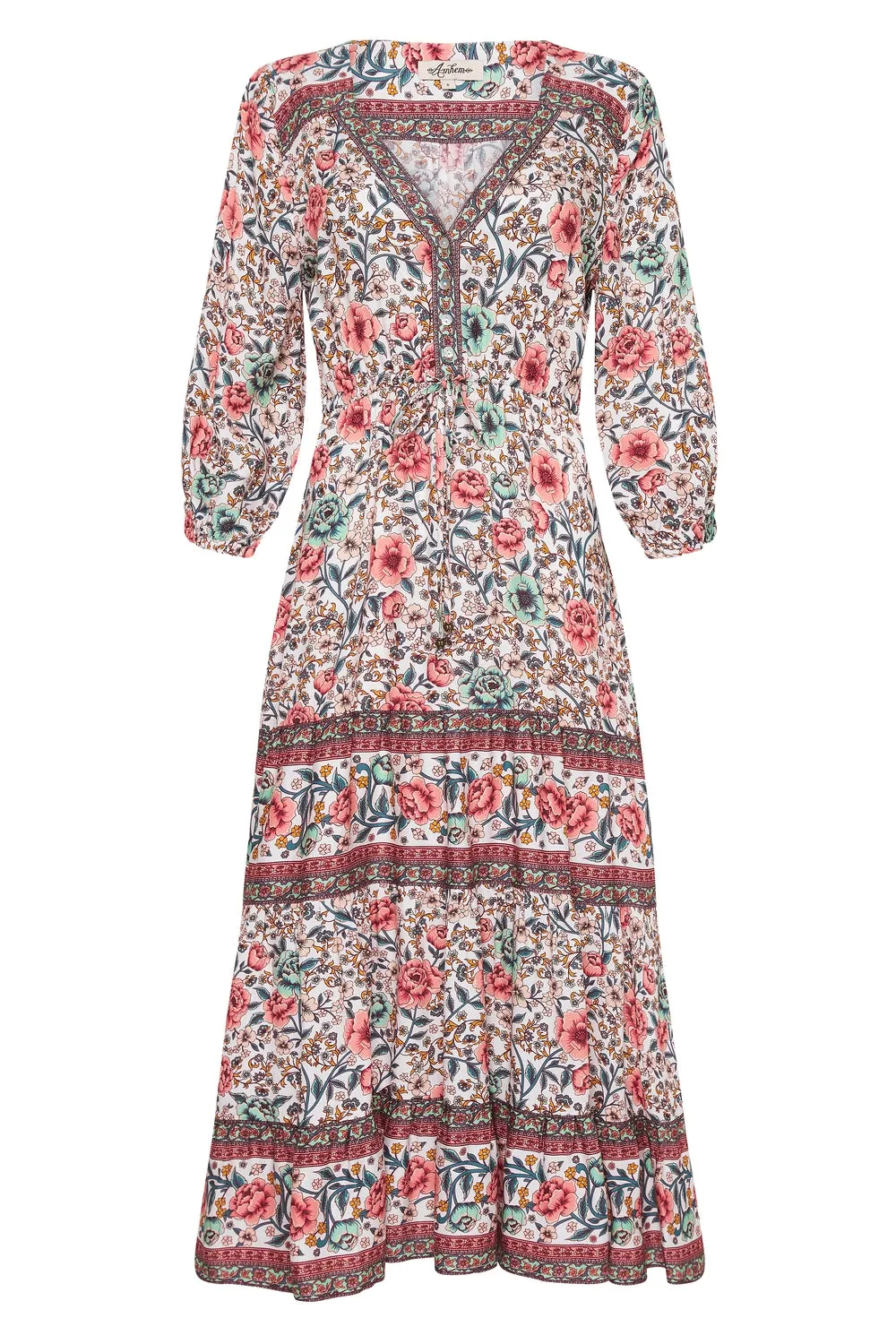 Juliette Maxi Dress in Ivory Rose - Pre-loved sold by Arnhem product image thumbnail 2