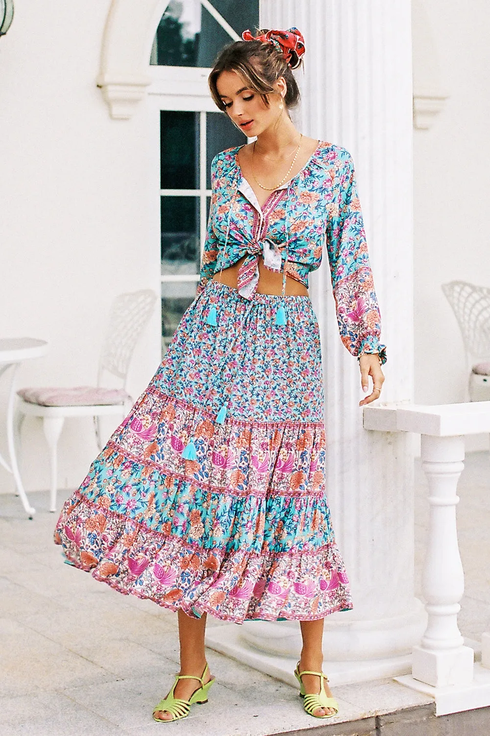 Jasmine Blouse in Peacock - Pre-loved sold by Arnhem product image thumbnail 3