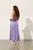 Mila Midi Strappy Dress in Violet - Pre-loved sold by Arnhem