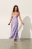 Mila Midi Strappy Dress in Violet - Pre-loved sold by Arnhem