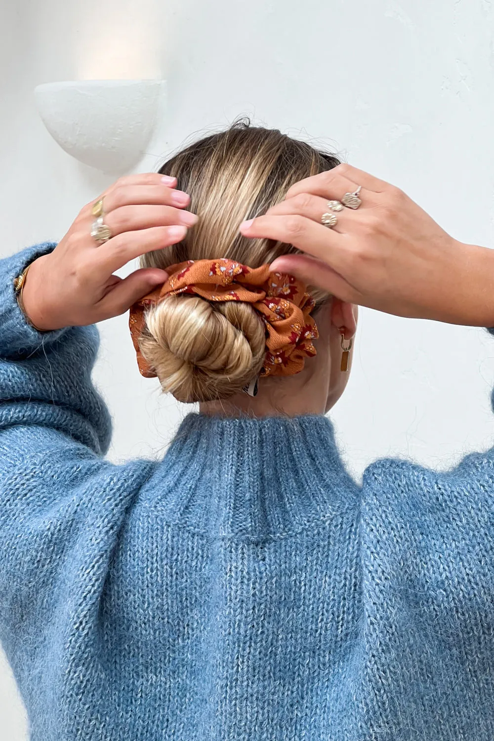 Dylan Revive Scrunchie in Rust sold by Arnhem product image thumbnail 2