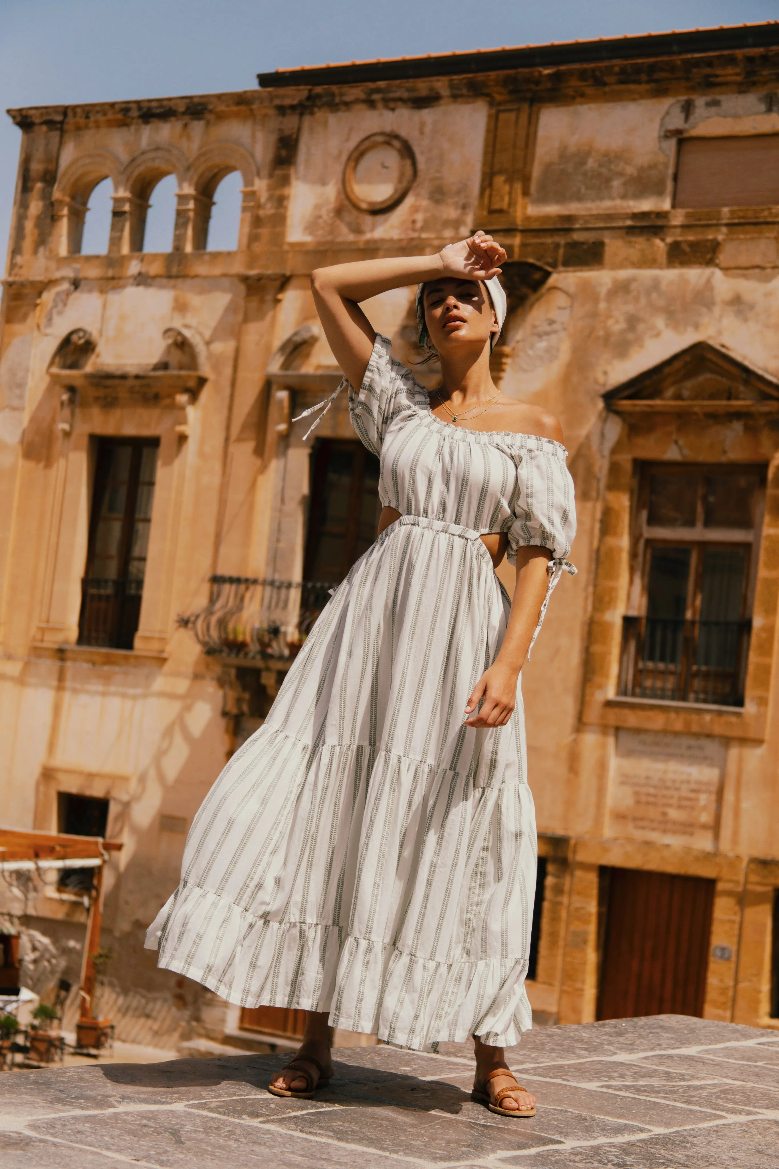 Selma Sundress in Sage - Pre-loved sold by Arnhem product image thumbnail 3