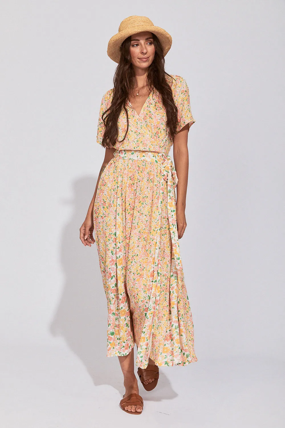 Odessa Wrap Dress in Sunshine sold by Arnhem product image thumbnail 3
